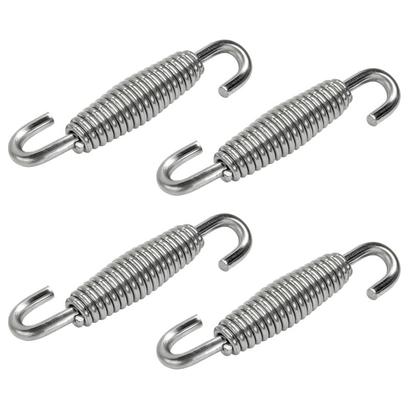 YTFRL 4 PCS Motorcycle Exhaust Muffler Spring 527mm 207 Reinforced Stainless Steel Muffler Coil Spring Hook Universal Exhaust Pipe Spring Hooks for Motorcycle ATV Scooter - Image 3