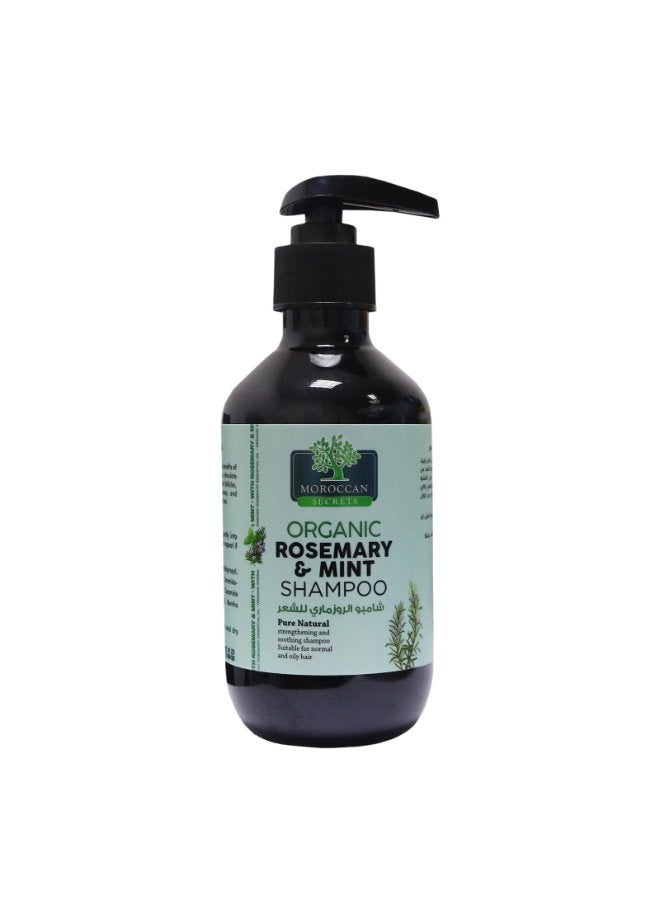 MOROCCAN SECRETS Organic Rosemary & Mint Shampoo - Image 1