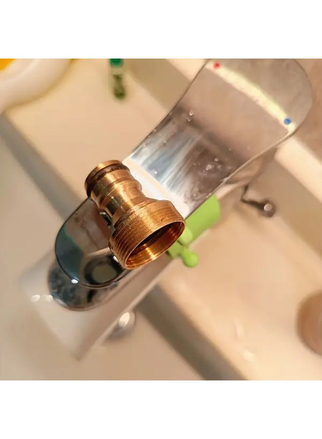 Brass Heavy Duty Leakproof Outdoor Faucet Adapter Garden Hose Connector For Lawn Irrigation - Image 5