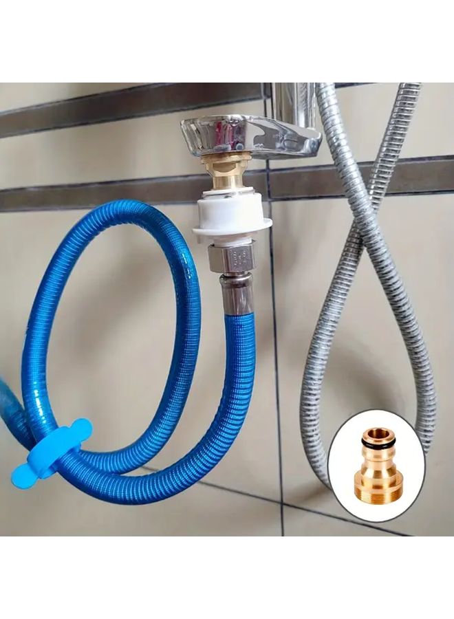Brass Heavy Duty Leakproof Outdoor Faucet Adapter Garden Hose Connector For Lawn Irrigation - Image 2