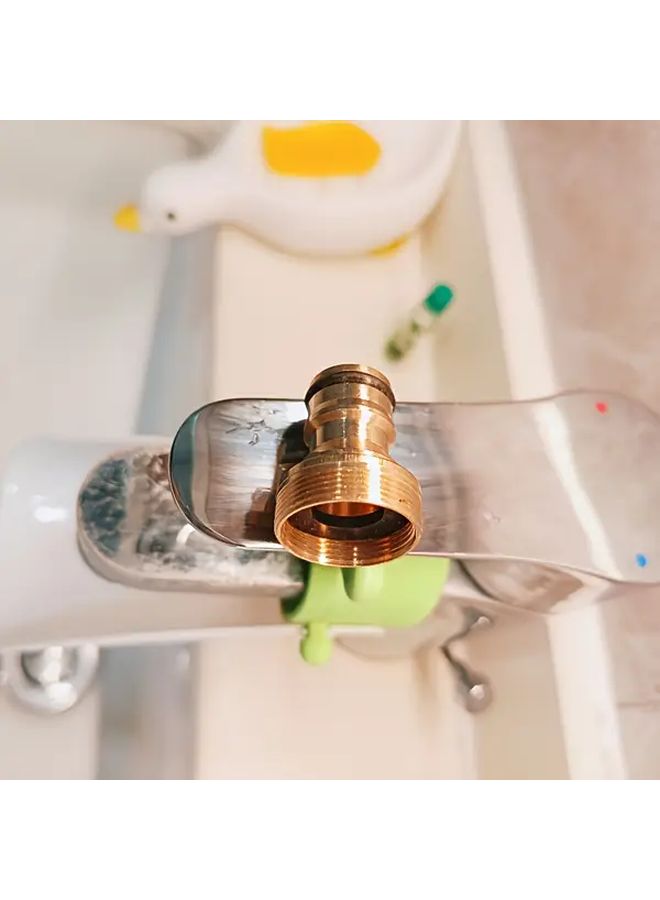 Brass Heavy Duty Leakproof Outdoor Faucet Adapter Garden Hose Connector For Lawn Irrigation - Image 3