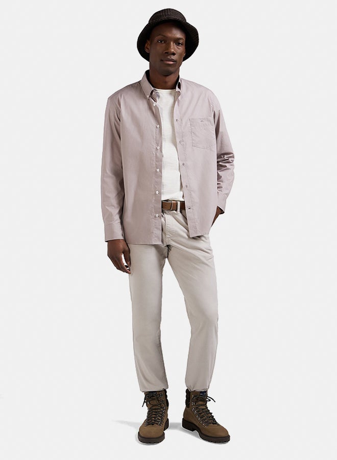 Eden Park shirt with button-down collar and printed elbow patches  - Image 2