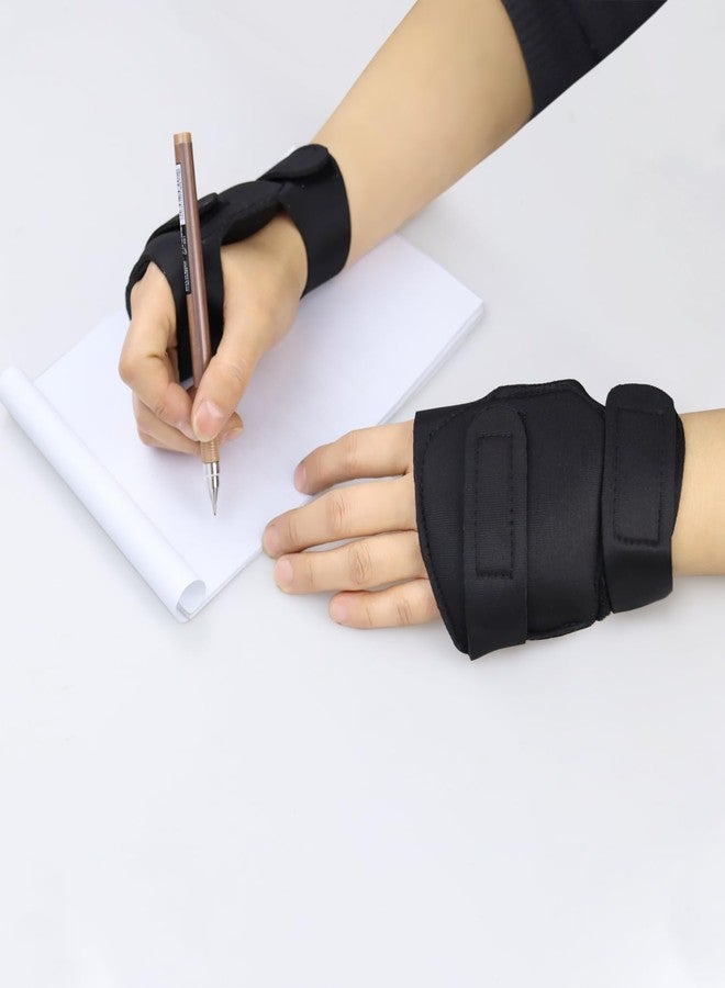 welsoon 1 Pair Weighted Gloves for Tremors Hand Weighted Utensils Provide Hand Stability Adjustable Weighted Hand Writing Glove for Parkinson's Essential Tremors Patients - Image 5