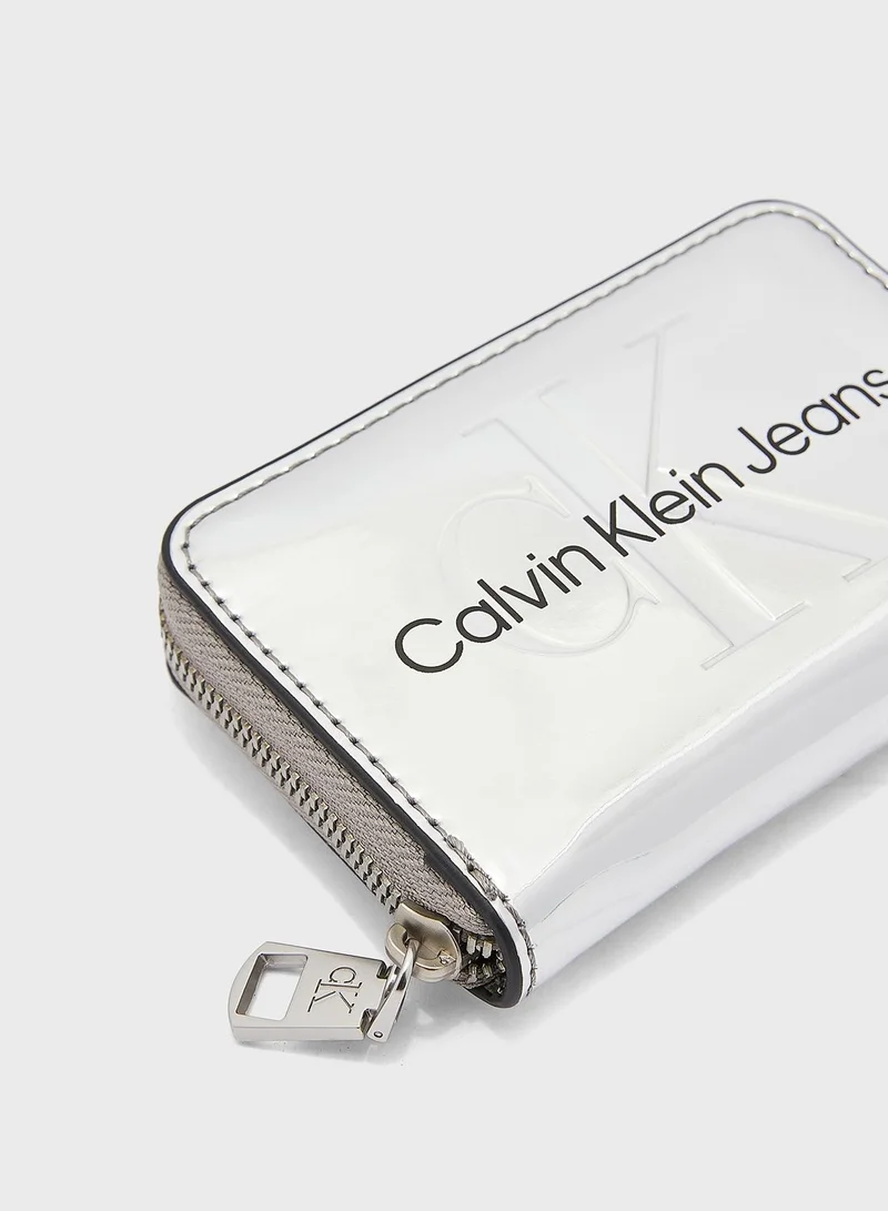 Calvin Klein Jeans Sculpted Medium Zip Around Wallet