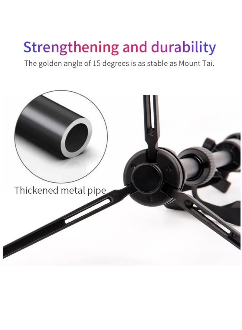 Gravity Table Tripod Stand ‚Äì Lightweight Aluminum, 39.5cm Max Height, 3kg Load Capacity, Mobile & Camera - Image 3