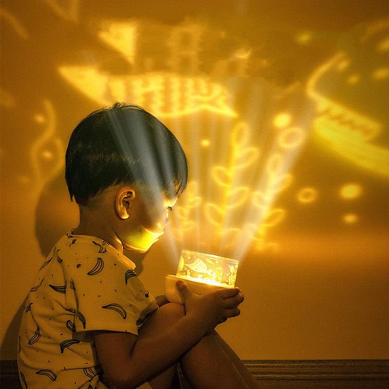 Chocozone Projector Lamp, Star Light Rotating Projector, Star Projector Lamp with Colors and 360 Degree Moon Star Projection with USB Cable,Lamps for Kids Room (Random Colour) (with 6 Projections) - Image 5