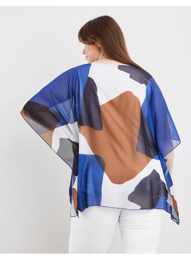 GERRY WEBER بلوزة كبيرة الحجم بمظهر متعدد الطبقات  - Image 5