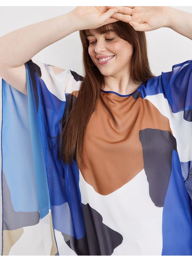 GERRY WEBER بلوزة كبيرة الحجم بمظهر متعدد الطبقات  - Image 4