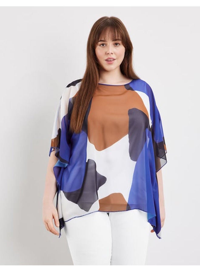 GERRY WEBER بلوزة كبيرة الحجم بمظهر متعدد الطبقات  - Image 2