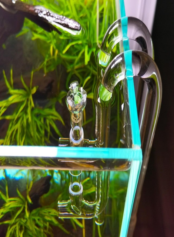 JARDLI Glass Lily Pipe Jet Outflow with Surface Skimmer for Aquarium Planted Tank (17mm for 16/22mm (5/8'' i.d.) tubing) - Image 5
