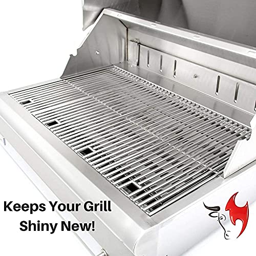 Kona Safe/Clean Grill Brush - Bristle Free BBQ Grill Brush for Outdoor Grill- 100% Rust Resistant Stainless Steel Barbecue Grill Cleaner - Safe for Porcelain, Ceramic, Steel, Cast Iron, Grilling Gift - Image 4