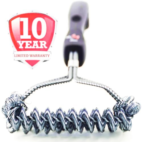 Kona Safe/Clean Grill Brush - Bristle Free BBQ Grill Brush for Outdoor Grill- 100% Rust Resistant Stainless Steel Barbecue Grill Cleaner - Safe for Porcelain, Ceramic, Steel, Cast Iron, Grilling Gift - Image 3