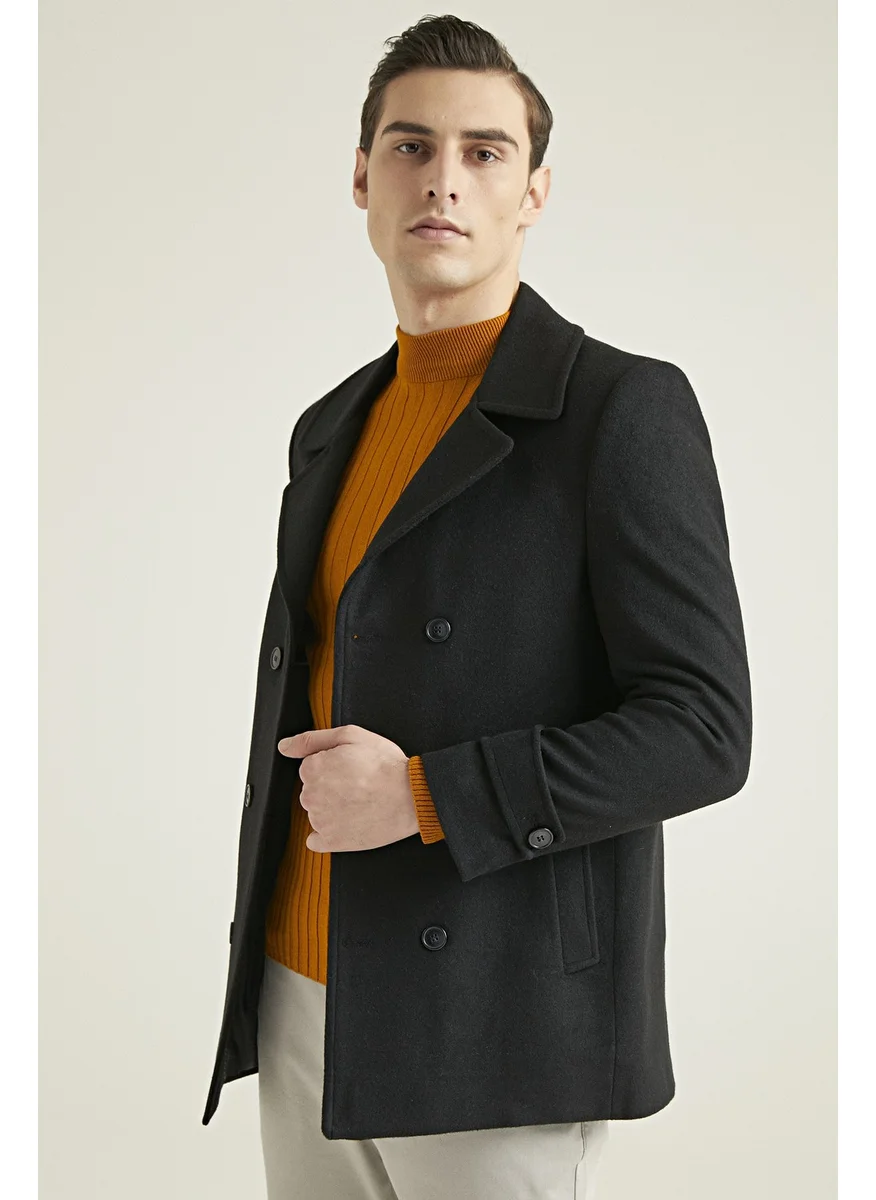 D'S DAMAT Black Coat 5HF08ORT10001