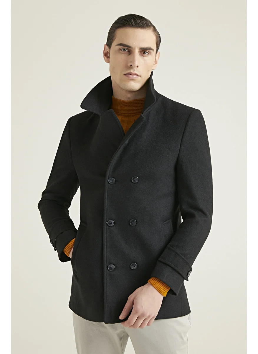 D'S DAMAT Black Coat 5HF08ORT10001