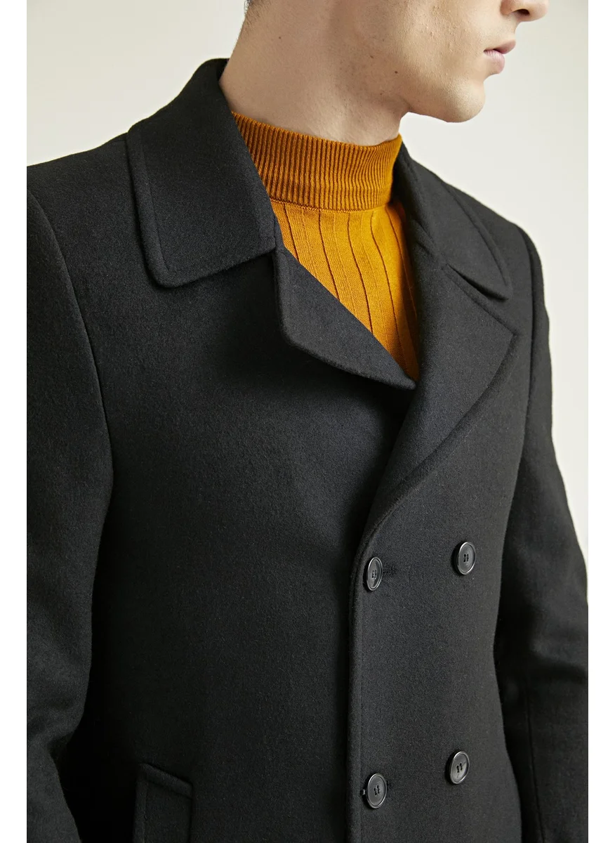 D'S DAMAT Black Coat 5HF08ORT10001