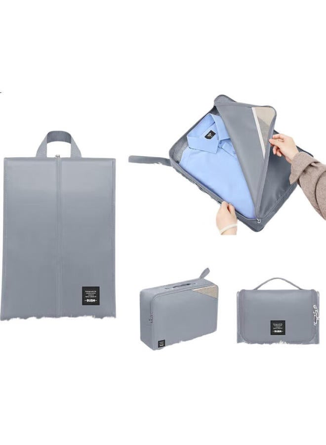 Bubm Travel Storage Bag, Luggage Organizer, Clothes Sorting Bag, Travel Clothing Storage, Drawstring Shoe And Underwear Bag, Eight-Piece Set - Image 2