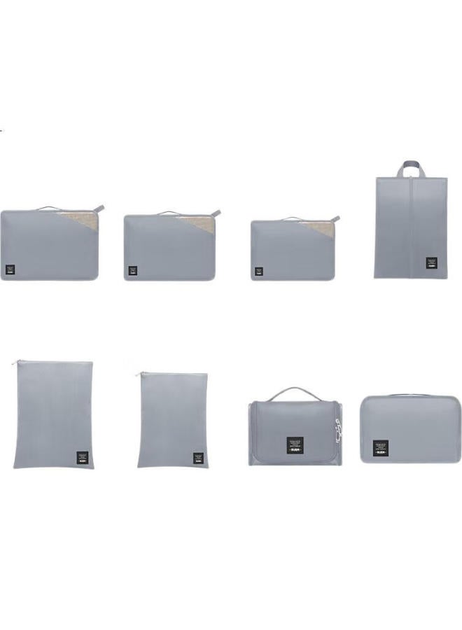 Bubm Travel Storage Bag, Luggage Organizer, Clothes Sorting Bag, Travel Clothing Storage, Drawstring Shoe And Underwear Bag, Eight-Piece Set - Image 3