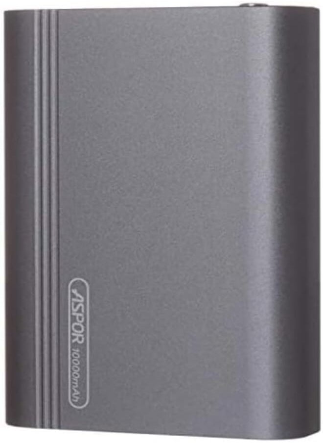 Aspor Aspor A329 Wired Power Bank with Digital LED Display 10000 mAh - Gery 