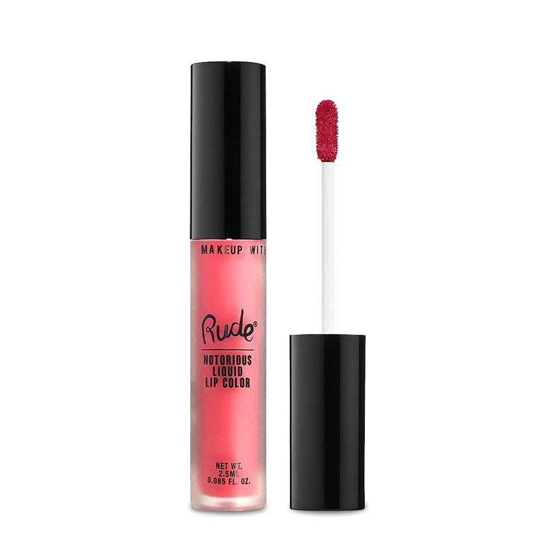 Rude Cosmetics Notorious Rich Long Liquid Lip Color - Corrupted Heart Lipstick Women 0.1 oz