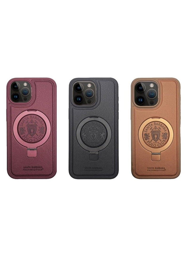 Captaintech PRIMO Series for iPhone 15 Pro Max Case with Magnetic Invisible Stand 【Compatible with MagSafe】 Built-in Foldable Stand Slim Protective Diamond Phone Case for iPhone 15 Pro - Image 5