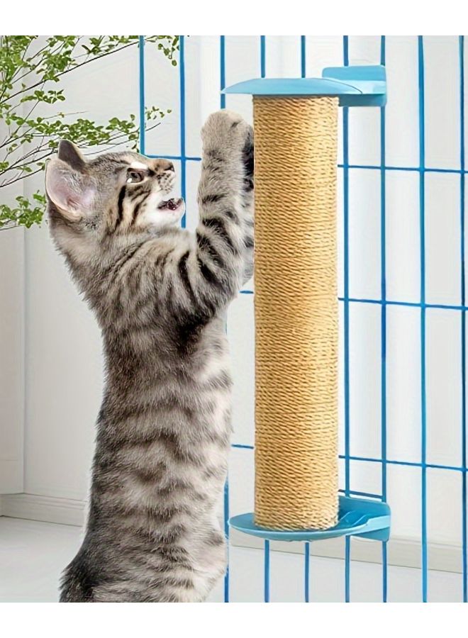 نواة استبدال زرقاء لوح خدش قطط متين معلق مرفق صندوق افعلها بنفسك - Image 3