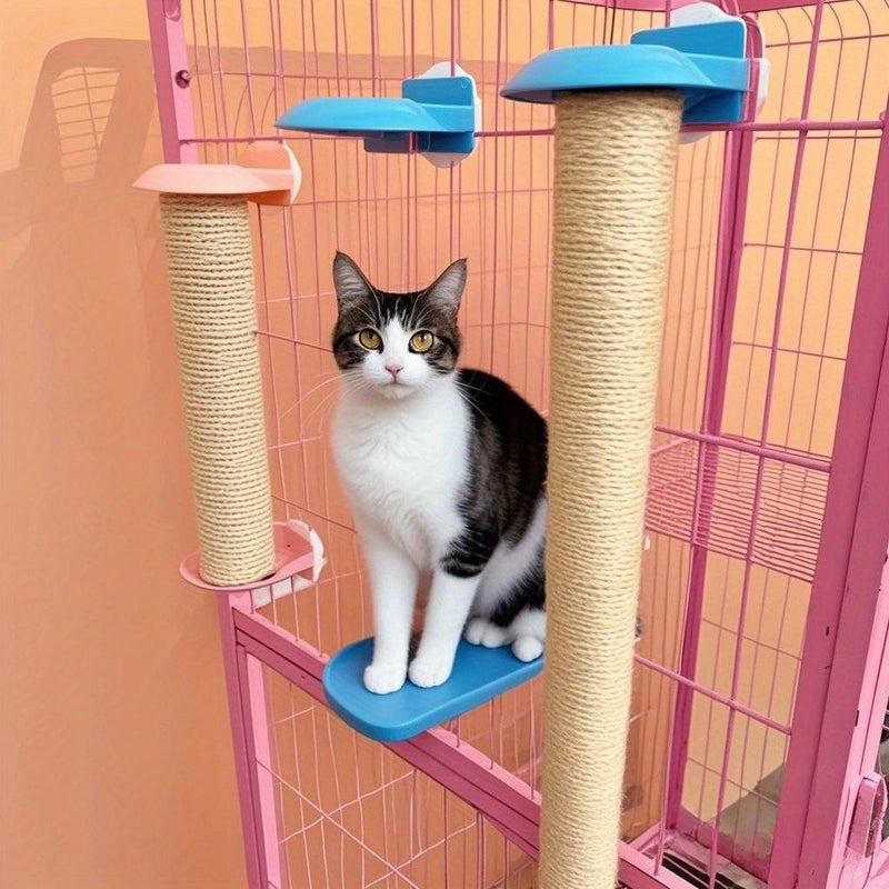 نواة استبدال زرقاء لوح خدش قطط متين معلق مرفق صندوق افعلها بنفسك - Image 2