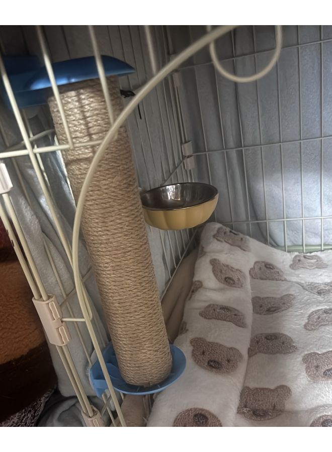 نواة استبدال زرقاء لوح خدش قطط متين معلق مرفق صندوق افعلها بنفسك - Image 5