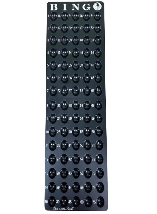 MR CHIPS Universal Bingo Ball Holder for 7/8", 3/5", and 3/4" Diameter Balls, Black Masterboard - Image 1