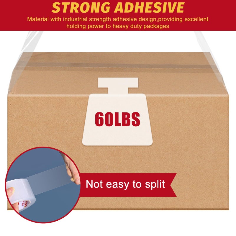 PACKKA Heavy Duty Packing Tape for Moving Boxes and Packaging Supplies, Total 390y, 6 Rolls Clear Moving Tape with Dispenser and Utility Knife, 1.89in. X65yd, Mailing and Moving Supplies - Image 5