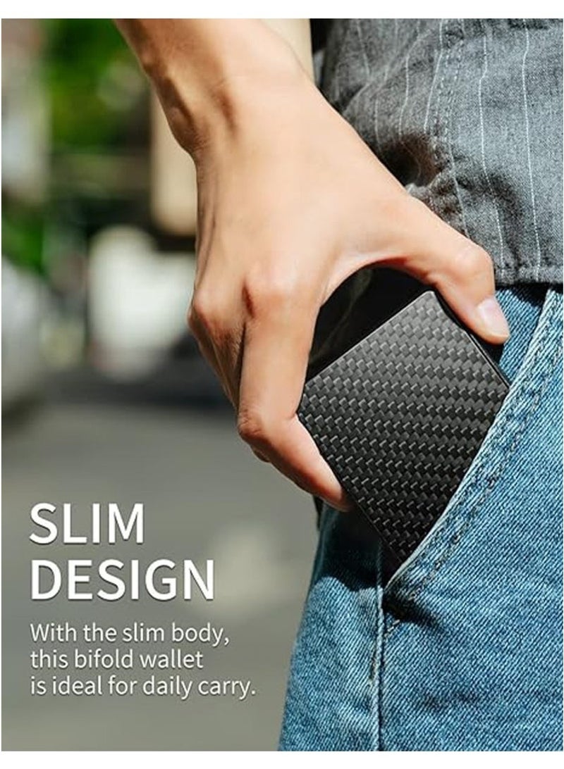 Card Holder Wallet,Minimalist Pop up Wallet for Men RFID Blocking Slim Business Credit Card Wallet with Money Pocket Aluminum Metal Bank Card Case Black Design for Airtag Cash Coins & Credit Cards  - Image 4