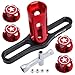 FriHobby 17mm Wheel Nuts and Wrench M4 Lock Nuts with Small Cross Hex Wrench for Traxxas Arrma Axial Tamiya Redcat Losi HPI HSP 18 110 112 114 RC Crawler Car Truck Buggy Color B - Image 3