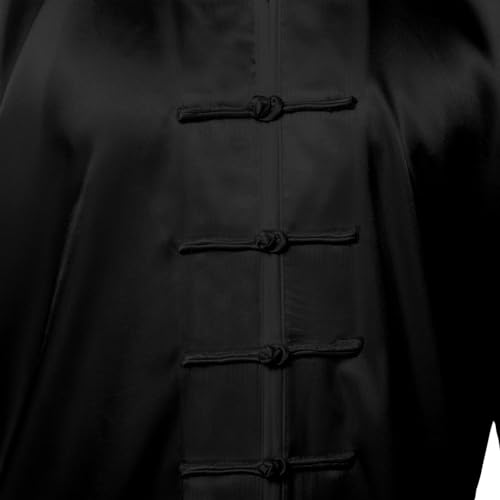 Andux Chinese Traditional Tai Chi Uniforms Kung Fu Clothing Unisex SS-TJF01 Black (M) - Image 5