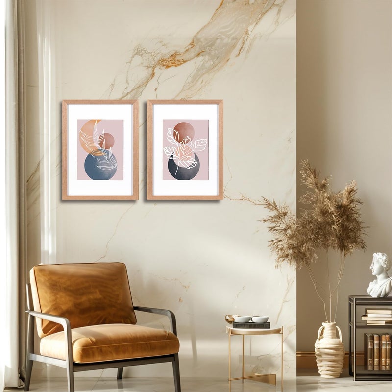 kennethan Brown Wooden Picture Frame with Mount, Poster Frame, certificate frame for Freestanding and Wall Mountable - Image 4