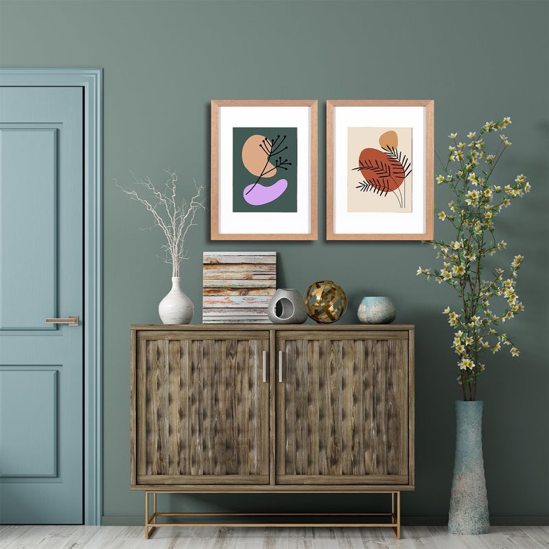 kennethan Brown Wooden Picture Frame with Mount, Poster Frame, certificate frame for Freestanding and Wall Mountable - Image 3