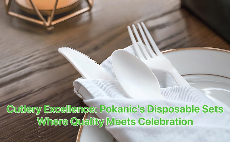Pokanic Plastic Utensils Silverware Wrapped Combo Set Bulk Variety Pack Disposable Cutlery Party Supply Heavy Duty Forks  Spoons  Knives  Napkins  Salt and Pepper (125  White - Set A) - Image 4