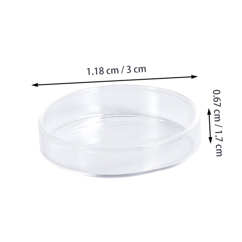 Glass Shrimp Feeder Dish For Aquarium Reptiles 1 Piece Clear - Image 3