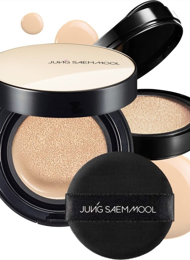 JUNG SAEM MOOL [JUNGSAEMMOOL OFFICIAL] Essential Skin Nuder Cushion (Fair) | Refill Included | Natural Finish | Buildable Coverage | Makeup Artist Brand - Image 1