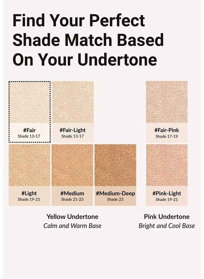 JUNG SAEM MOOL [JUNGSAEMMOOL OFFICIAL] Essential Skin Nuder Cushion (Fair) | Refill Included | Natural Finish | Buildable Coverage | Makeup Artist Brand - Image 5