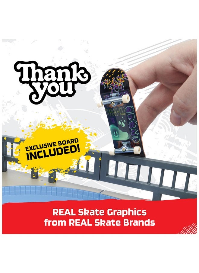 Tech Deck - Daewon Mega Bowl Xconnect Park Creator Customizable And Buildable Ramp Set With Exclusive Fingerboard Kids Toy For Ages 6 And Up - Image 1