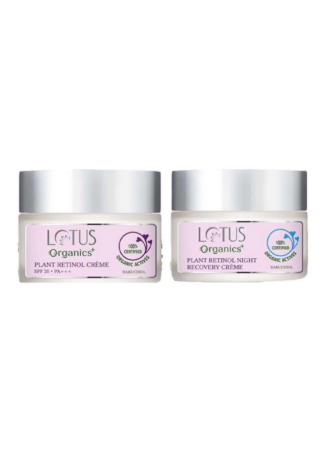 Lotus Organics+ Lotus Organics+ Bakuchiol Plant Retinol Day Cream_30g + Night Cream_30g (Set of 2)  - Image 1
