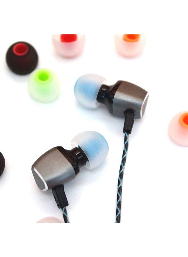 12-Piece Soft Silicone In-Ear Earphone Cover Set Multicolour - Image 2