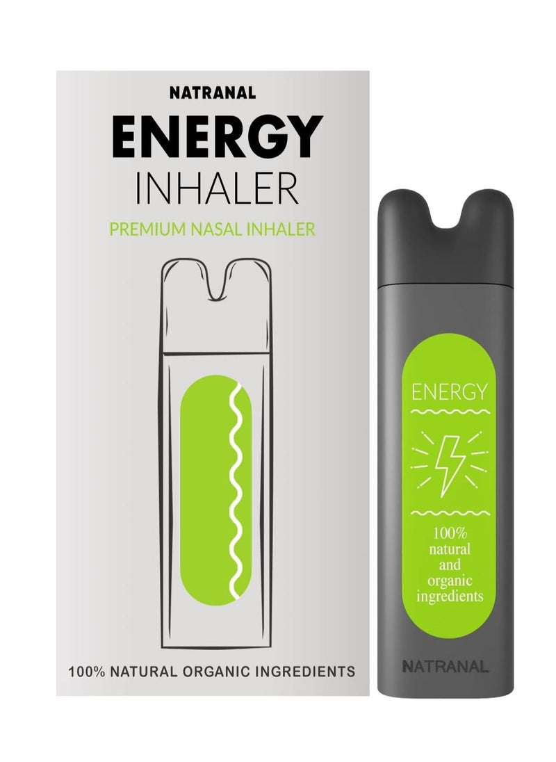 Natranal - Energy Organic Dual Nasal Aromatherapy Inhaler Stick - Made in USA - Image 1