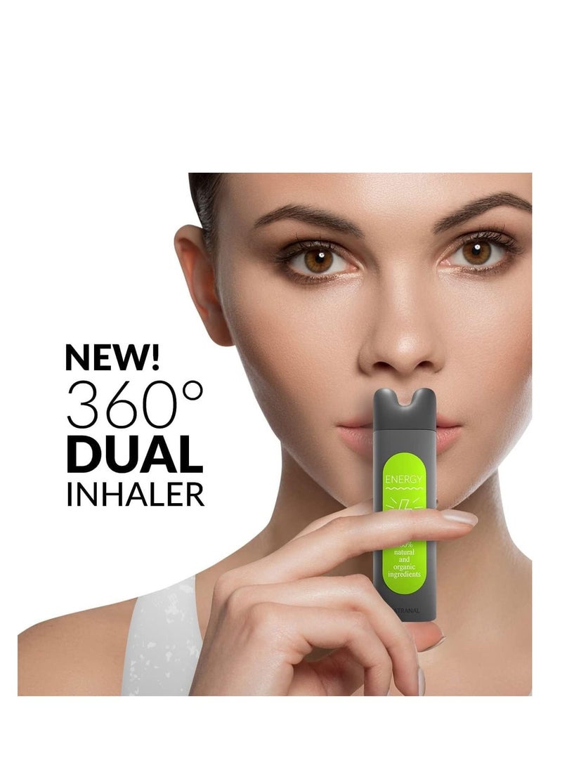 Natranal - Energy Organic Dual Nasal Aromatherapy Inhaler Stick - Made in USA - Image 1