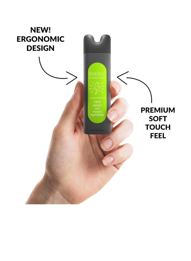Natranal - Energy Organic Dual Nasal Aromatherapy Inhaler Stick - Made in USA - Image 1