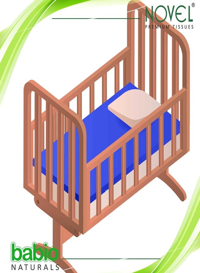 NOVEL Microfiber Baby Bed Protecting Mat (Royal Blue, Large) - Image 2