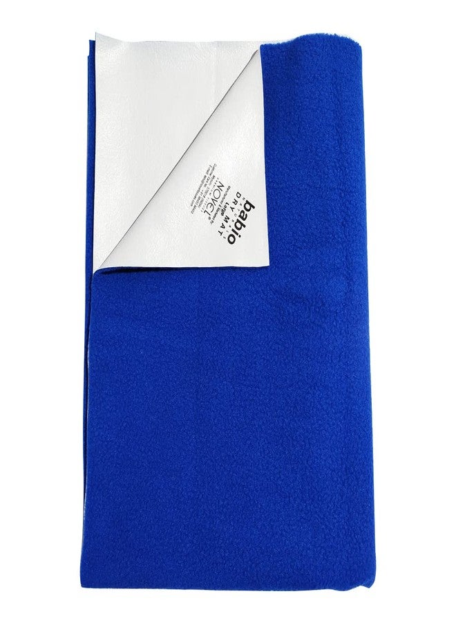 NOVEL Microfiber Baby Bed Protecting Mat (Royal Blue, Large) - Image 1