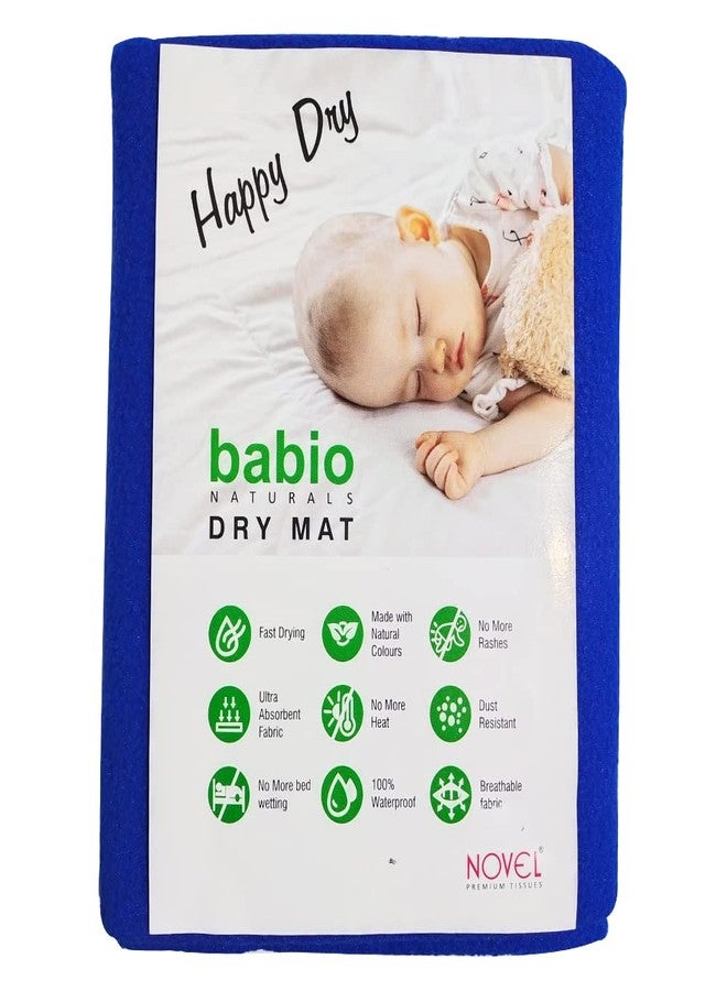 NOVEL Microfiber Baby Bed Protecting Mat (Royal Blue, Large) - Image 4