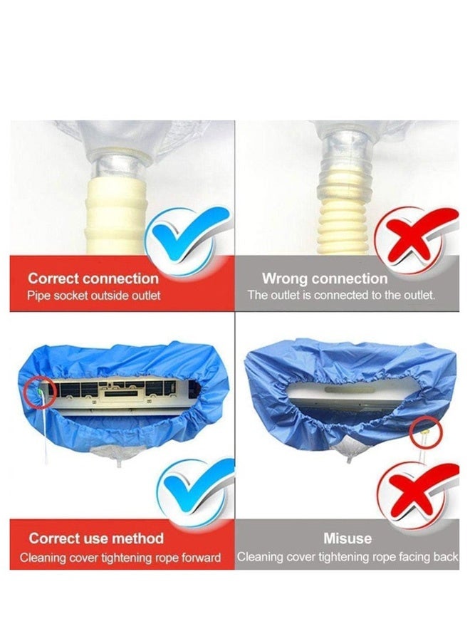 أنبوب 2.8 متر غطاء تنظيف مكيف الهواء، يستخدم في مكيفات الهواء 2P-3P خدمة تنظيف الجدار. - Image 4