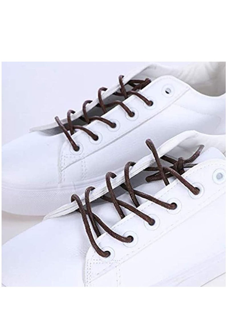 KASTWAVE Waxed Round Shoelaces for Oxford Dress Boots Leather Shoe Laces - Image 5