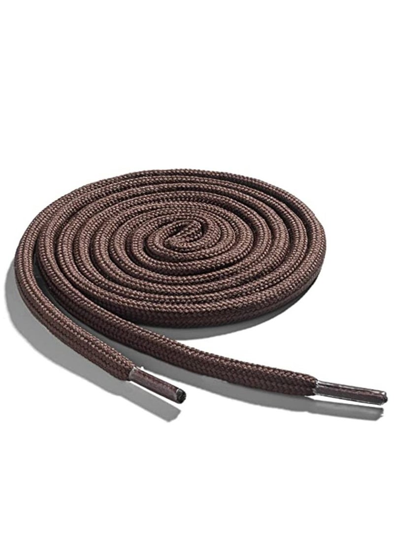 KASTWAVE Waxed Round Shoelaces for Oxford Dress Boots Leather Shoe Laces - Image 1